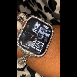 Apple Smartwatch with Silver Frame